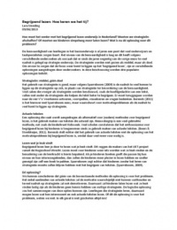 Beschouwing hbo  Nederlands/Taalbeschouwing  Stuvia