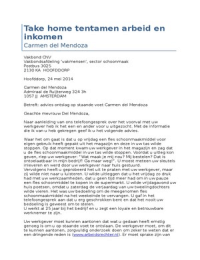 Voorbeeld Aanvraag Brief