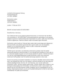 Bezwaarschrift Examencommissie Voorbeeld  Loretta Williams Letter