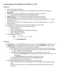 Samenvatting Natuurkunde Nova Vwo 3 Hoofdstuk 2 Licht - Natuurkunde ...