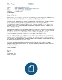 Han engelse email schrijven examen eng6  Engels  Stuvia