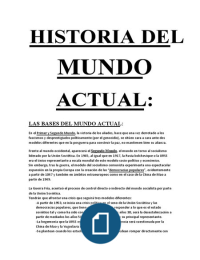 Historia Del Mundo Actual Universidad Del Pais Vasco Estudio