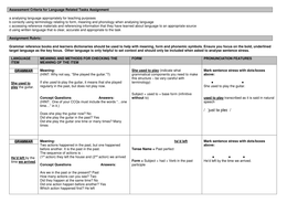 skills related task assignment celta