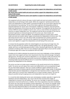 Communication in care settings picture