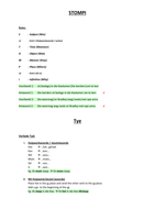 summary stompi tye word order tenses grade 9 afrikaans stuvia
