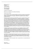 Juridische adviesbrief Samenvattingen, Aantekeningen en Examens - Stuvia